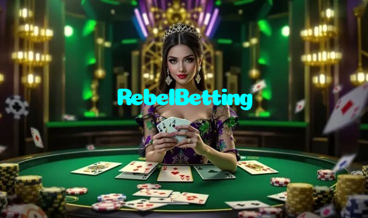 RebelBetting casino presented on mobile device in Pakistan with slots and live games